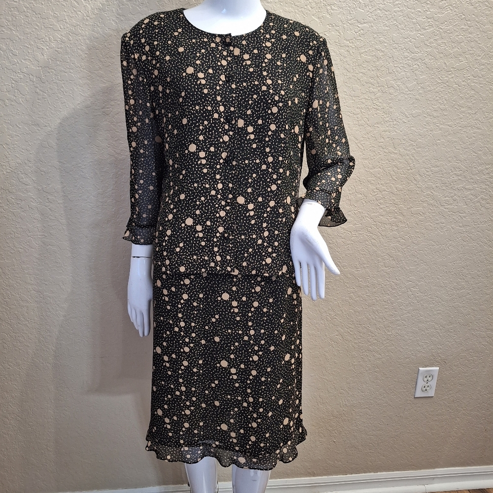 Cynthia Howie Silk Skirt set (Vintage)